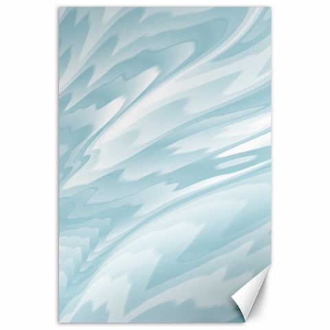 Light Blue Feathered Texture Canvas 24  x 36  from ArtsNow.com 23.35 x34.74  Canvas - 1