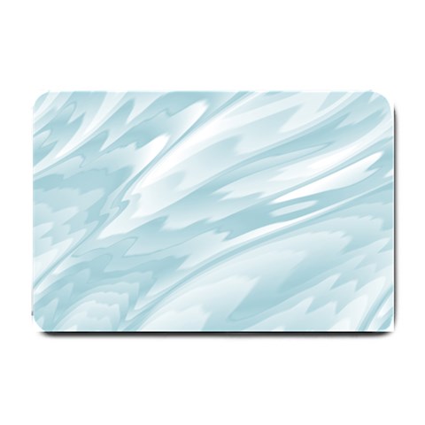 Light Blue Feathered Texture Small Doormat  from ArtsNow.com 24 x16  Door Mat