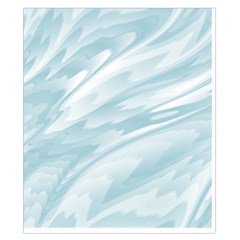 Light Blue Feathered Texture Duvet Cover Double Side (California King Size) from ArtsNow.com Back