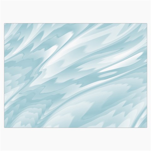Light Blue Feathered Texture Roll Up Canvas Pencil Holder (M) from ArtsNow.com Front