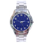 Boho Navy Blue  Stainless Steel Analogue Watch