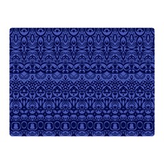 Boho Navy Blue  Double Sided Flano Blanket (Mini)  from ArtsNow.com 35 x27  Blanket Back