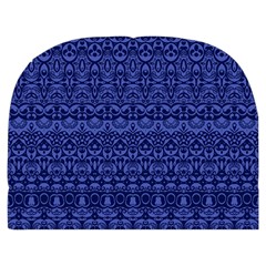 Boho Navy Blue  Makeup Case (Medium) from ArtsNow.com Front