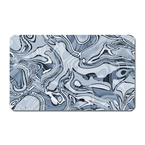 Faded Blue Abstract Art Magnet (Rectangular) from ArtsNow.com Front