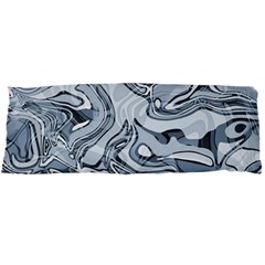 Faded Blue Abstract Art Body Pillow Case Dakimakura (Two Sides) from ArtsNow.com Back