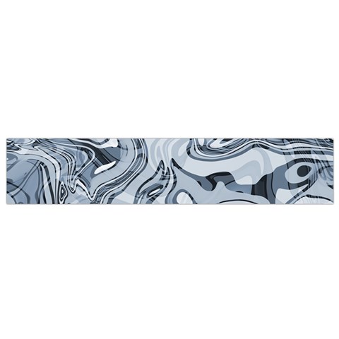 Faded Blue Abstract Art Small Flano Scarf from ArtsNow.com Front