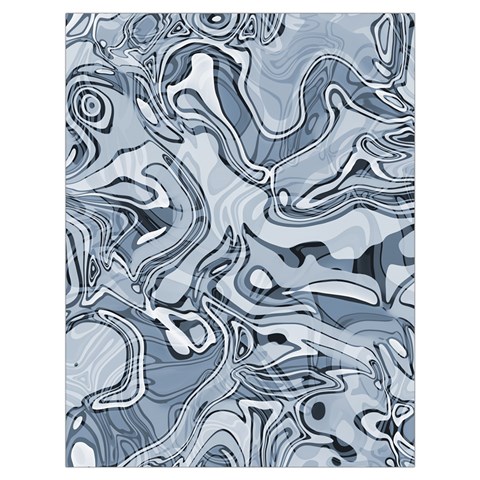 Faded Blue Abstract Art Drawstring Bag (Large) from ArtsNow.com Front