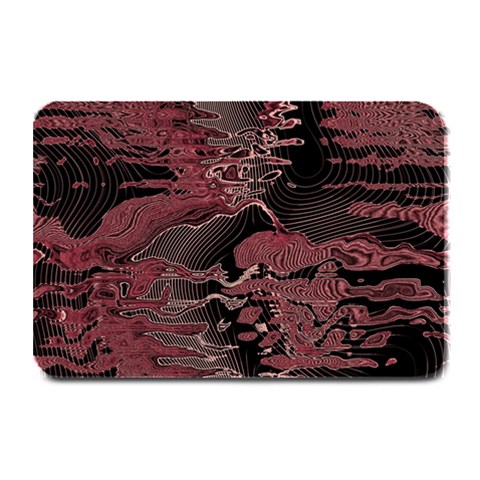 Red Black Abstract Art Plate Mats from ArtsNow.com 18 x12  Plate Mat