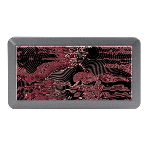 Red Black Abstract Art Memory Card Reader (Mini) from ArtsNow.com Front