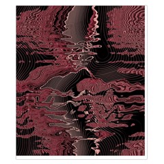 Red Black Abstract Art Duvet Cover Double Side (California King Size) from ArtsNow.com Front