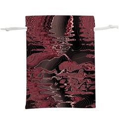 Red Black Abstract Art  Lightweight Drawstring Pouch (XL) from ArtsNow.com Front