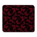 Red and Black Butterflies Large Mousepads