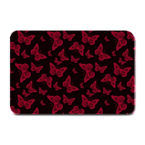 Red and Black Butterflies Plate Mats from ArtsNow.com 18 x12  Plate Mat