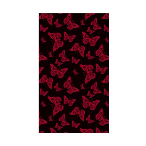 Red and Black Butterflies Duvet Cover Double Side (Single Size) from ArtsNow.com Front