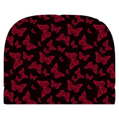 Red and Black Butterflies Makeup Case (Small) from ArtsNow.com Front