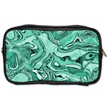 Biscay Green Swirls Toiletries Bag (One Side)