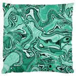 Biscay Green Swirls Standard Flano Cushion Case (Two Sides)