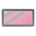 Turquoise and Pink Striped Memory Card Reader (Mini)