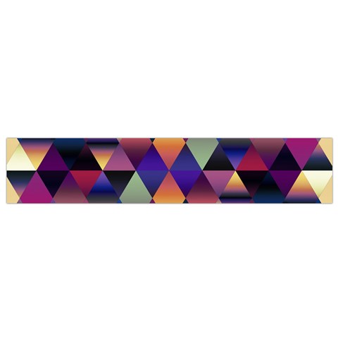 Colorful Geometric  Small Flano Scarf from ArtsNow.com Front