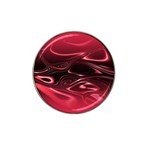 Crimson Red Black Swirl Hat Clip Ball Marker (10 pack)