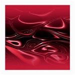 Crimson Red Black Swirl Medium Glasses Cloth