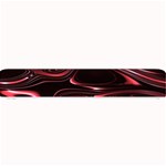 Crimson Red Black Swirl Small Bar Mats