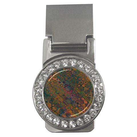 Boho Floral Pattern Money Clips (CZ)  from ArtsNow.com Front