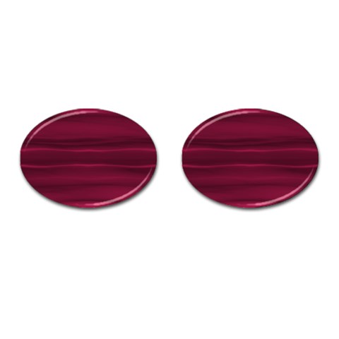 Dark Rose Pink Ombre  Cufflinks (Oval) from ArtsNow.com Front(Pair)