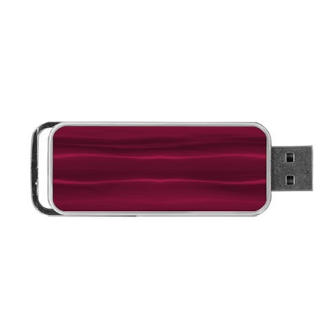 Dark Rose Pink Ombre  Portable USB Flash (One Side) from ArtsNow.com Front