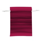 Dark Rose Pink Ombre  Lightweight Drawstring Pouch (M)