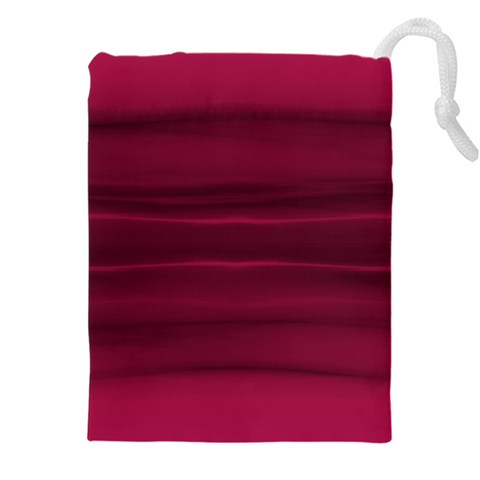 Dark Rose Pink Ombre  Drawstring Pouch (5XL) from ArtsNow.com Front