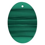 Biscay Green Ombre Ornament (Oval)