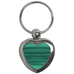 Biscay Green Ombre Key Chain (Heart)