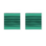 Biscay Green Ombre Cufflinks (Square)