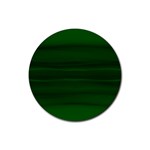 Emerald Green Ombre Rubber Coaster (Round) 