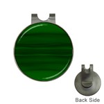 Emerald Green Ombre Hat Clips with Golf Markers