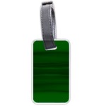 Emerald Green Ombre Luggage Tag (one side)