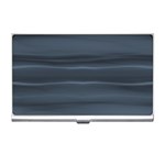 Faded Denim Blue Grey Ombre Business Card Holder