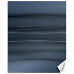 Faded Denim Blue Grey Ombre Canvas 16  x 20 