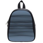 Faded Denim Blue Grey Ombre School Bag (Small)