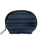 Faded Denim Blue Grey Ombre Accessory Pouch (Small)