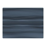 Faded Denim Blue Grey Ombre Double Sided Flano Blanket (Mini) 