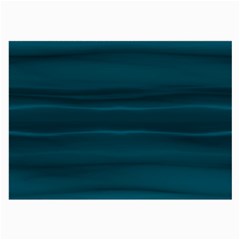 Teal Blue Ombre Large Glasses Cloth (2 Sides) from ArtsNow.com Back