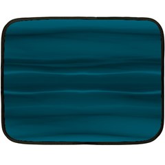 Teal Blue Ombre Double Sided Fleece Blanket (Mini)  from ArtsNow.com 35 x27  Blanket Back