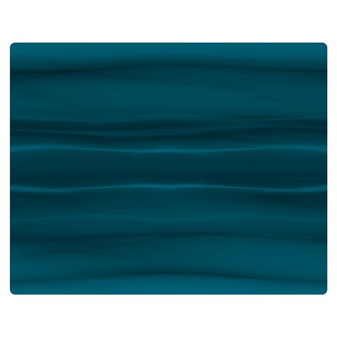 Teal Blue Ombre Double Sided Flano Blanket (Medium)  from ArtsNow.com 60 x50  Blanket Front