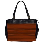 Cinnamon and Rust Ombre Oversize Office Handbag (2 Sides)