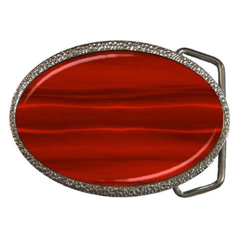 Scarlet Red Ombre Belt Buckles from ArtsNow.com Front