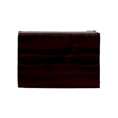 Burgundy Wine Ombre Cosmetic Bag (Medium) from ArtsNow.com Back