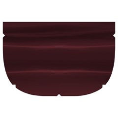 Burgundy Wine Ombre Makeup Case (Large) from ArtsNow.com Side Right