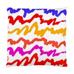 Multicolored Scribble Abstract Pattern Standard Cushion Case (One Side)
